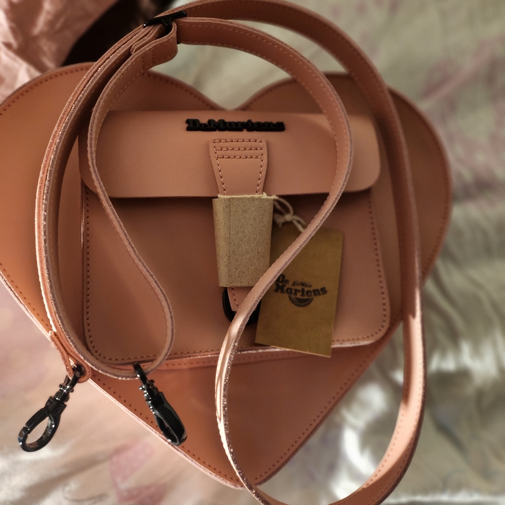 Dr. Martens Pink Heart-Shaped Women's Bag